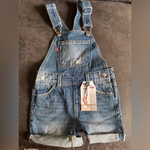 Levis Toddler Overall Shorts